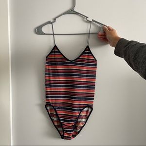 Multicolored body suit size large from urban outfitters